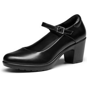 Cute and Comfortable Women's Black Mary Jane Heels/Size: 8.5